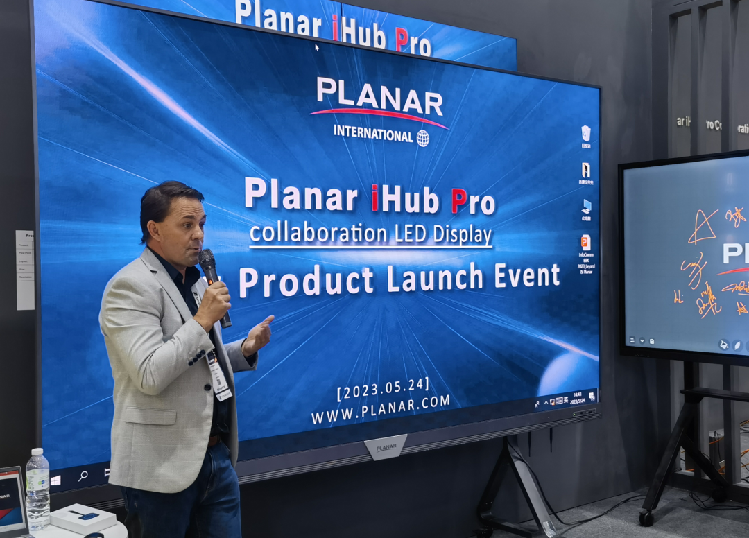InfoComm Asia | 今年会·(jinnianhui)金字招牌Planar全球首发第四代Micro LED智能一体机